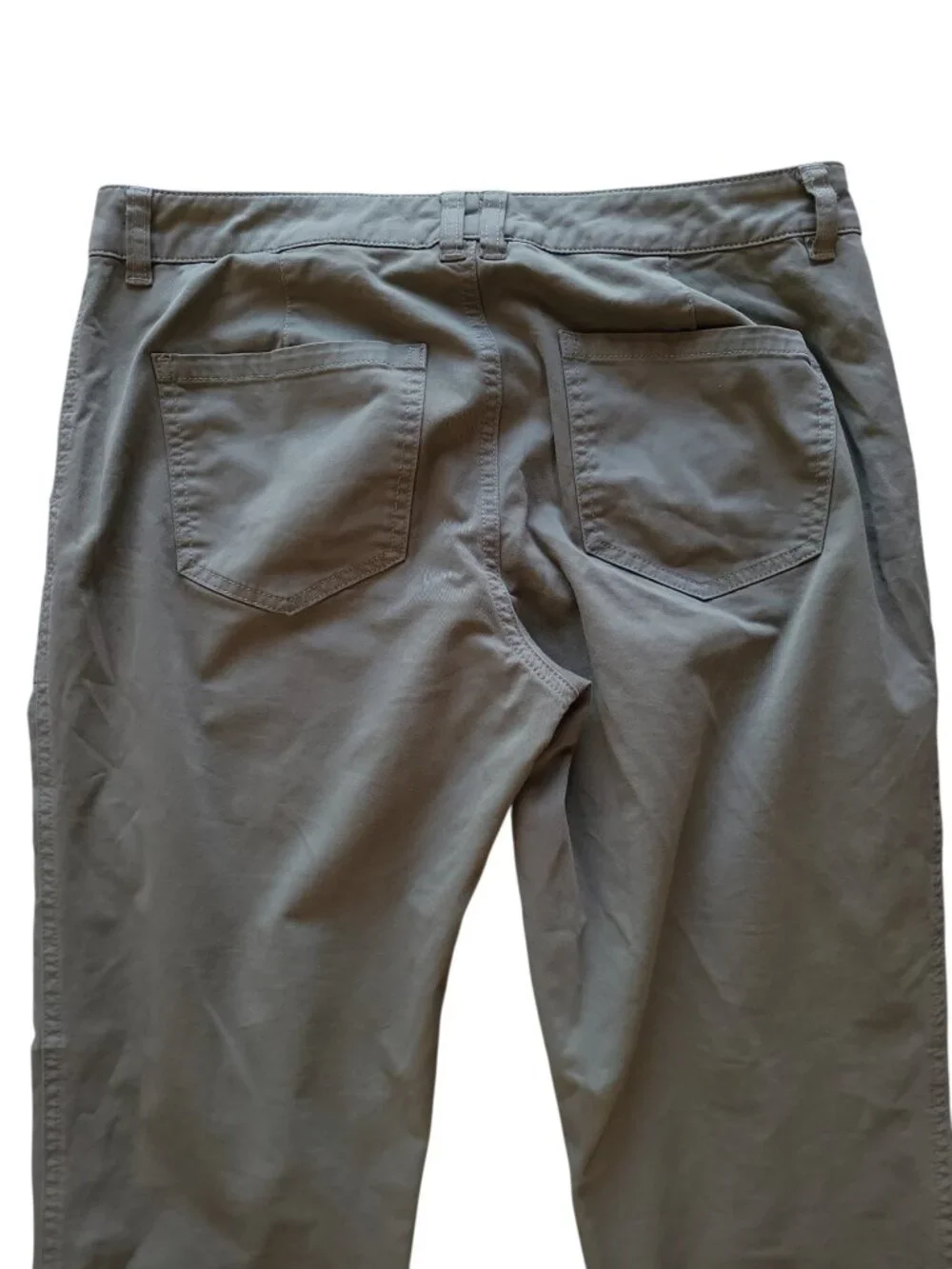 Garnet Hill Green Slim Utility Chino Pant Women's Size 4